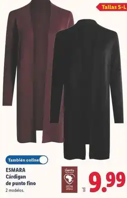 Lidl Esmara - cardigan de punto fino oferta