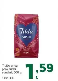 HiperDino Tilda - arroz para sushi sundari oferta
