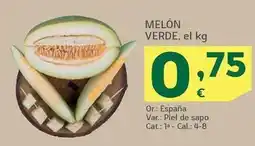 HiperDino España - melon verde oferta