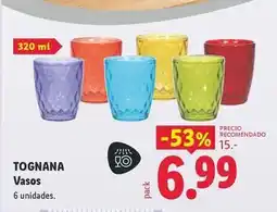Lidl Tognana - vasos oferta
