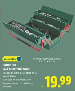 Lidl Parkside - caja de herramientas oferta