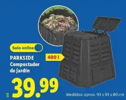 Lidl Parkside - compostador de jardin oferta