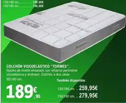 E.Leclerc Tormes - colchón viscoelástica oferta