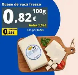 Tu Trébol Hipermercados Queso de vaca fresco oferta