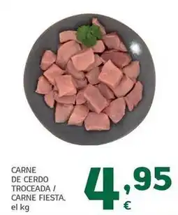 HiperDino Fiesta - carne de cerdo troceada / carne oferta