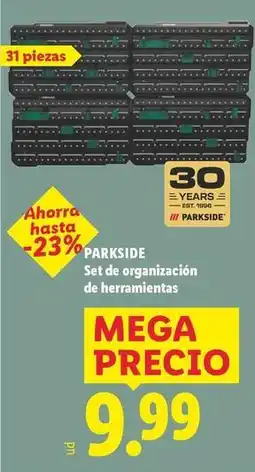 Lidl Parkside - set de organizacion de herramientas oferta