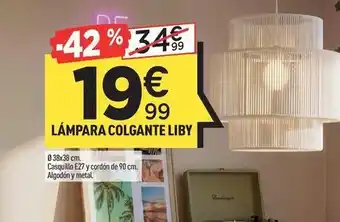 Lámpara colgante