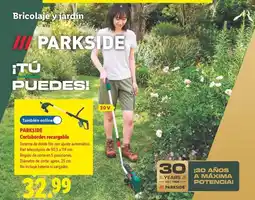 Lidl Parkside - cortabordes recargable oferta