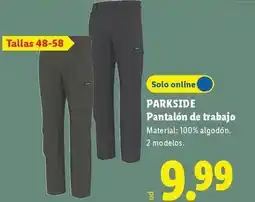 Lidl Parkside - pantalon de trabajo oferta