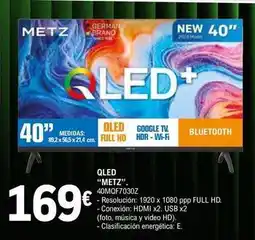 E.Leclerc Metz - qled 40mqf7030z oferta