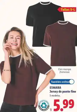 Lidl Esmara - jersey de punto fino oferta
