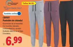Lidl Crivit - pantalon de chandal oferta