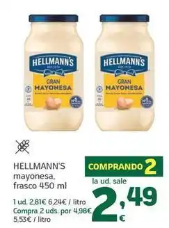 HiperDino Hellmann's - mayonesa oferta