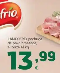 HiperDino Campofrío - pechuga de pavo braseada oferta