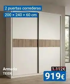 Centro Hogar Sanchez Centro hogar sánchez - armario teide oferta