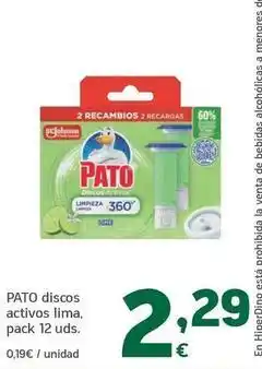 HiperDino Pato - discos activos lima oferta