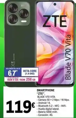 E.Leclerc Zte - smartphone blade v70 vita oferta