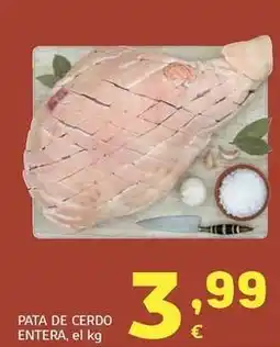 HiperDino Pata de cerdo entera oferta