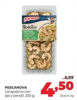 Alimerka Pescanova - langostino con ajo y perejil oferta