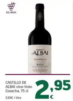 HiperDino Castillo de albai - vino tinto cosecha oferta