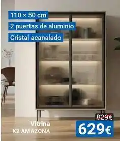 Centro Hogar Sanchez Cristal - vitrina k2 amazona oferta