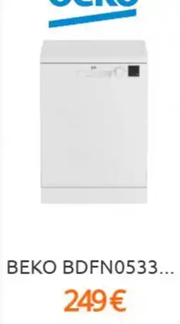 Eureka Electrodomésticos Beko - bdfn0533 oferta