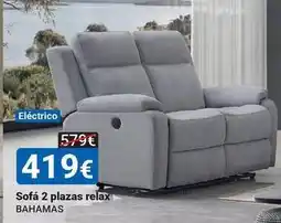 Centro Hogar Sanchez Relax - sofá 2 plazas bahamas oferta