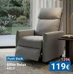 Centro Hogar Sanchez Relax - sillón arlo oferta