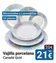 Centro Hogar Sanchez Quid - vajilla porcelana canadá quid oferta