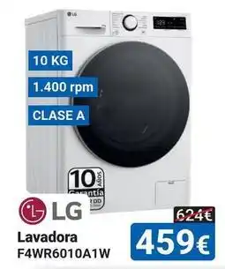 Centro Hogar Sanchez Lg - lavadora f4wr6010a 1w oferta