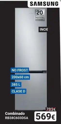 Centro Hogar Sanchez Samsung - combinado rb38c603ds0 oferta