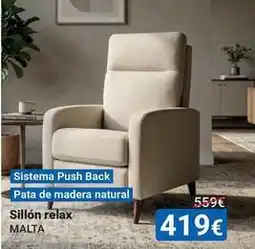 Centro Hogar Sanchez Relax - sillon malta oferta