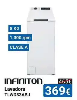 Centro Hogar Sanchez Infiniton - lavadora tlvd83abj oferta