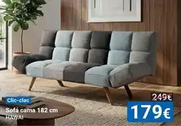 Centro Hogar Sanchez Sofá cama 182 cm hawai oferta