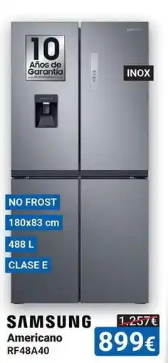 Centro Hogar Sanchez Samsung - americano rf48a40 oferta
