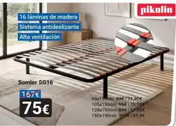 Centro Hogar Sanchez Pikolin - somier sg16 oferta