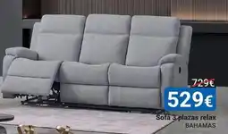 Centro Hogar Sanchez Relax - sofa 3 plazas bahamas oferta
