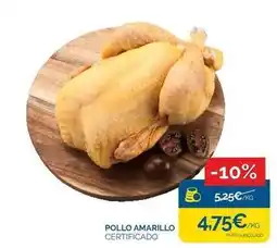 Cash Ecofamilia Pollo amarillo certificado oferta