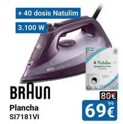 Centro Hogar Sanchez Braun - plancha si7181vi oferta