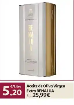 Alcampo Benalua Aceite de Oliva Virgen Extra oferta