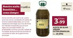 Alcampo Iznaoliva aceite de oliva virgen extra oferta