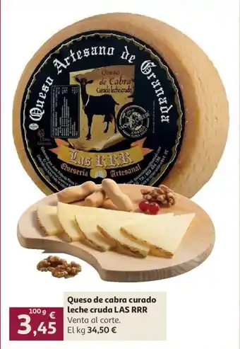 Las RRR Queso de cabra curado leche cruda