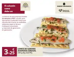 Alcampo Cobasal lomos de sardina ahumada oferta