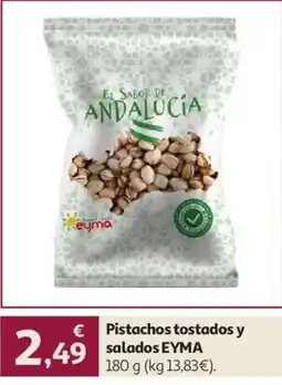 Alcampo Eyma pistachos tostados y salados oferta