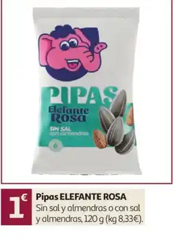 Alcampo Pipas elefante rosa oferta