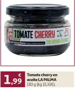 Alcampo La Palma tomate cherry en aceite oferta