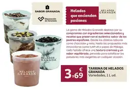Alcampo Helados Granada tarrin oferta