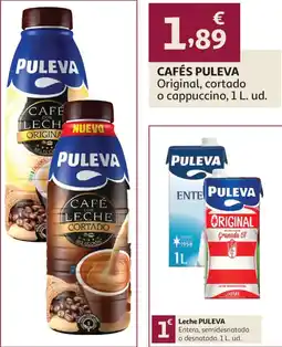 Alcampo Puleva café con leche cortado oferta