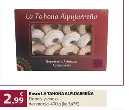 Alcampo La tahona alpujarreña rosco oferta