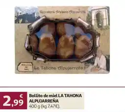 Alcampo La tahona alpujarreña bollito de miel oferta